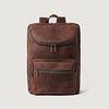 color swatch The Bedford Vintage Distressed Brown Leather Backpack