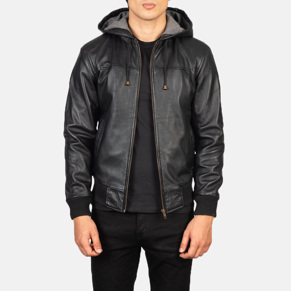 Men's Hooded Leather Jackets | Pullover & Zip-Up Styles | The